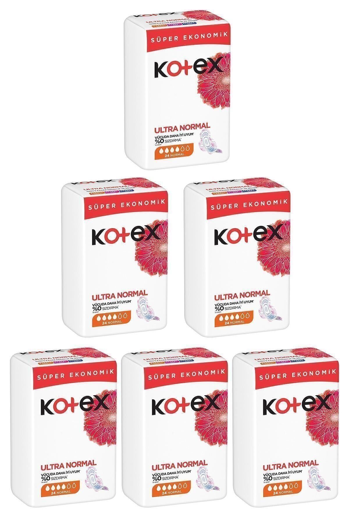 Kotex Ultra Normal Ekonomik Paket 24 Lü X 6 Adet