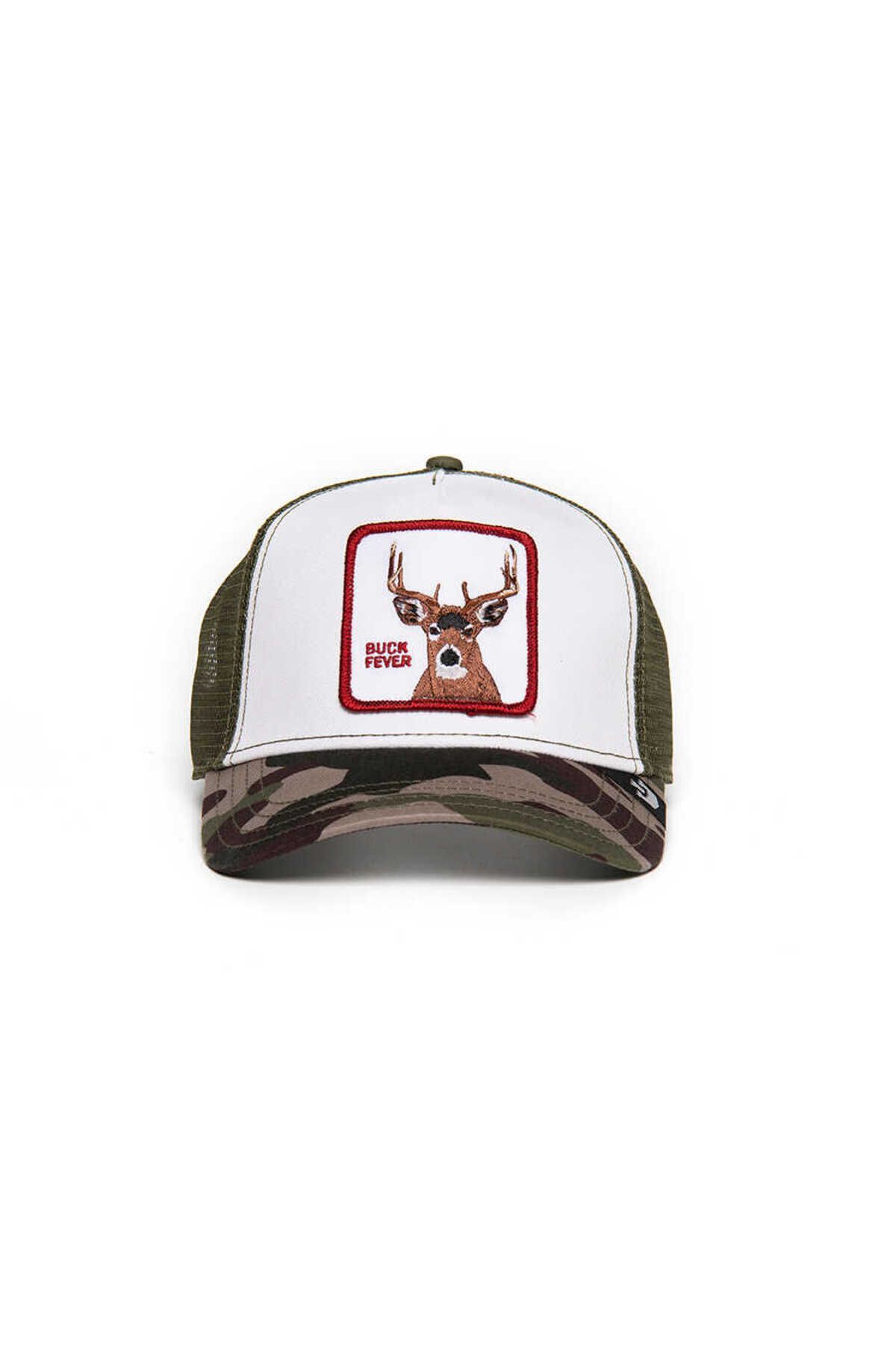 Goorin Bros The Buck Fever ( Geyik Figür ) Şapka 101-0396 Beyaz Standart