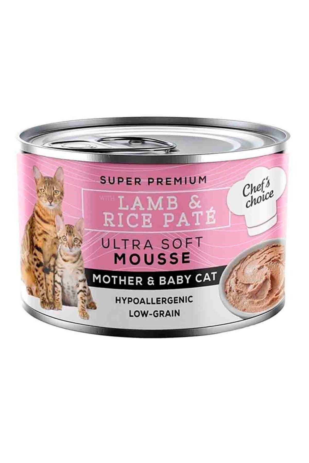 Chefs Choice Chef's Choice Mother&babycat Düşük Tahıllı Yavru Kedi Konservesi 200gr