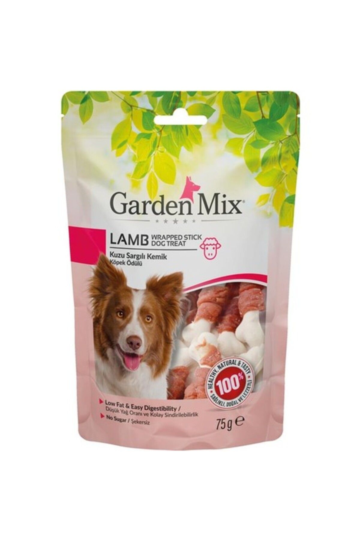 Gardenmix Garden Mıx Kuzu Sargılı Kemik Köpek Ödülü 75 Gr