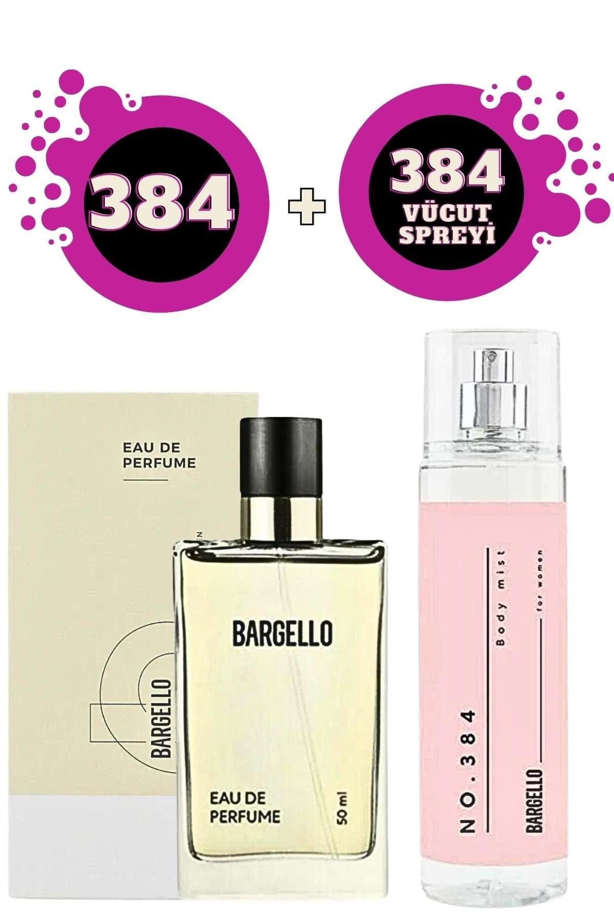 Bargello 384 Edp 50 ml Floral Kadın Parfüm + NO:384 210 ml Body Mist Vücut spreyi
