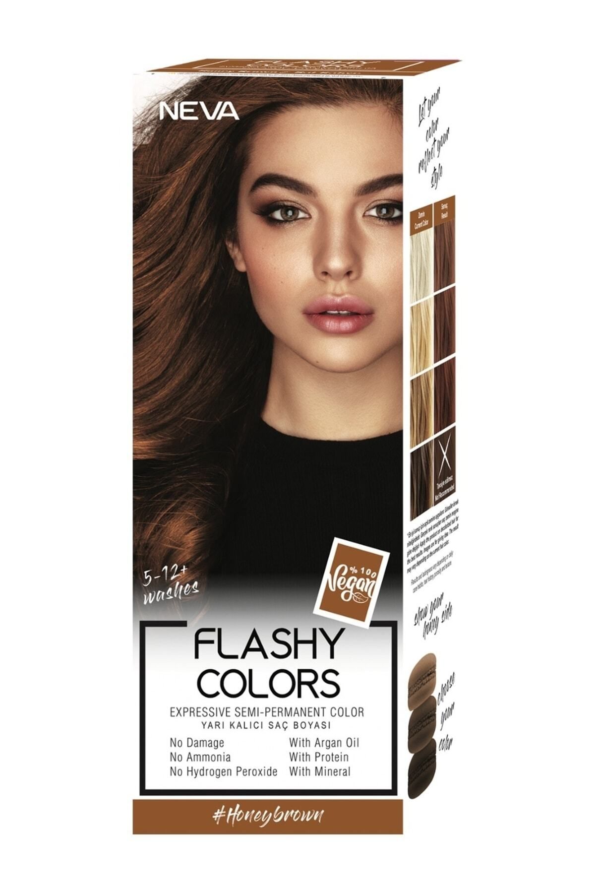 Flashy Colors Flashy Color Bal Kahve 100ml Vegan Direkt Uygulanan Saç Boyası