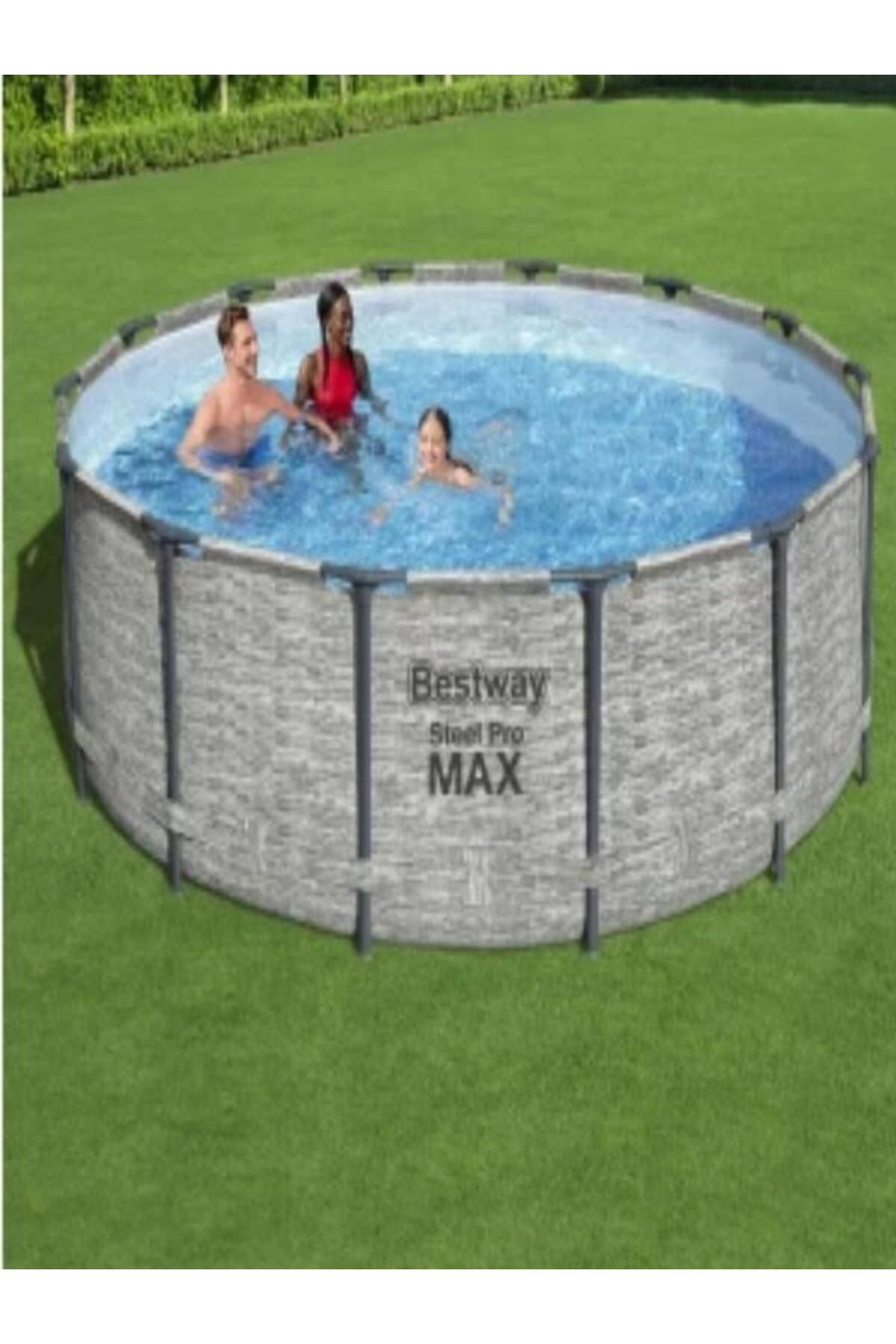 Bestway Pro max Yüzme Havuzu Prefabrik Aile Havuzu 735x132 Cm  Temizleme Filtreli