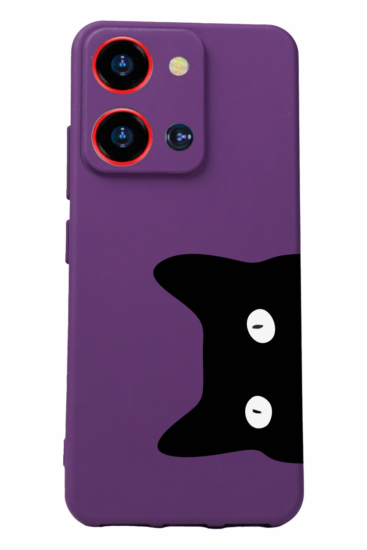 Reeder S19 Max Pro S Zoom Uyumlu Kamera Korumalı ve Tasarımlı Mor Renk Silikon Kılıf