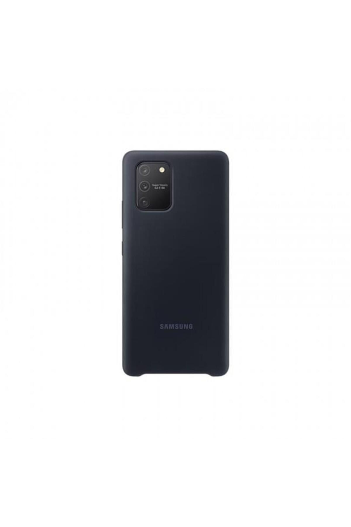 Samsung Galaxy S10 Lite Ile Uyumlu Silikon Kılıf Siyah Ef-pg770tbegww