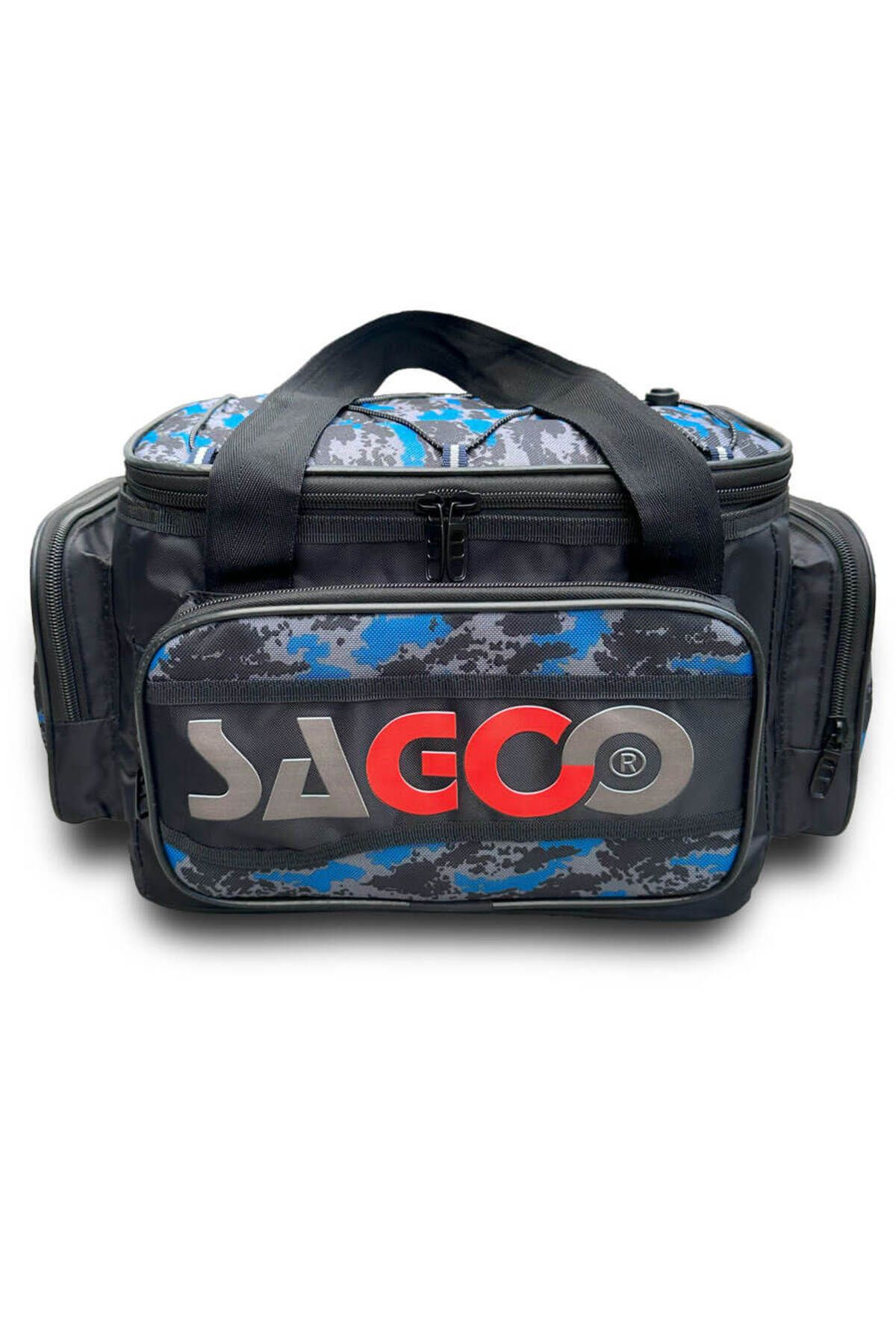 Sagoo Tackle Bag Blue Camo Balıkçı Malzeme Çantası