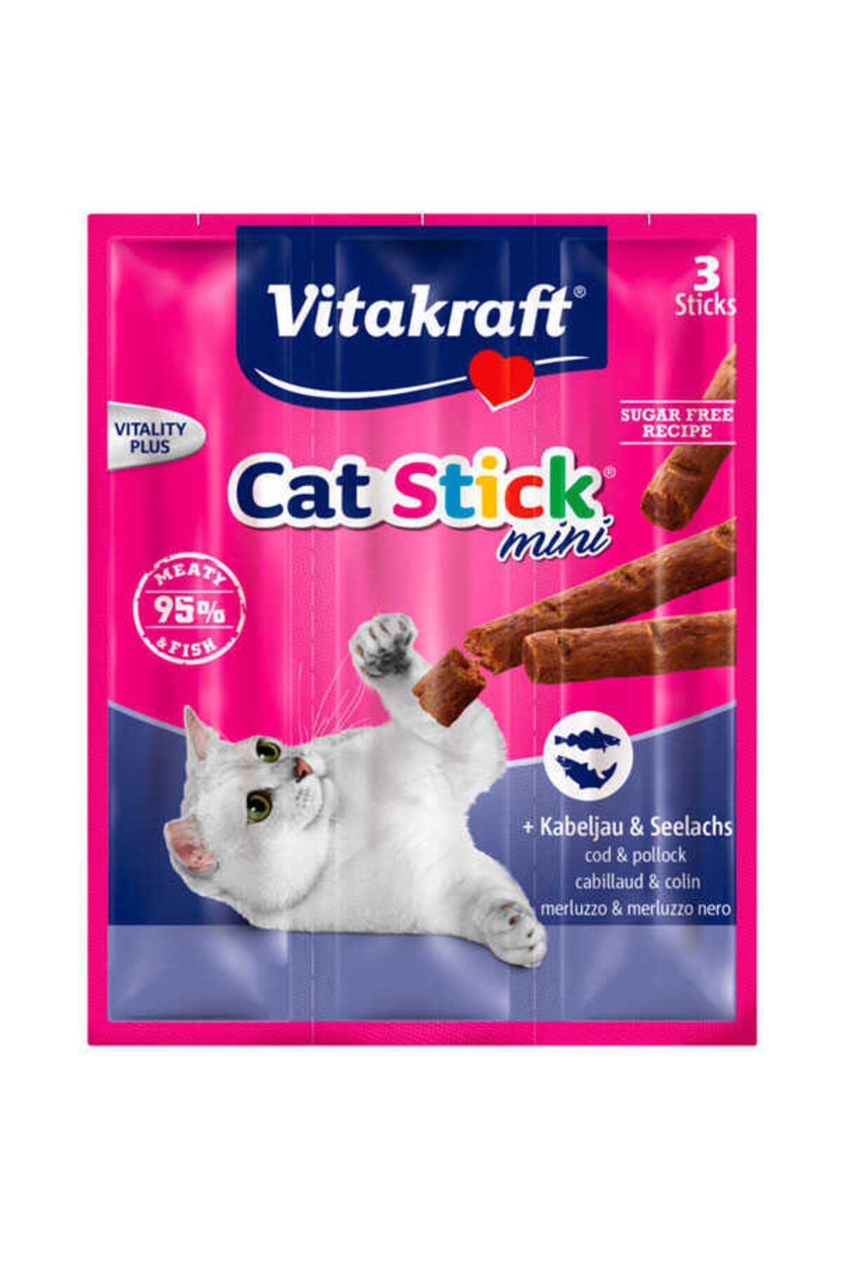 Vitakraft Cat Sticks Morino Balıklı Kedi Ödül Maması 3x18 gr