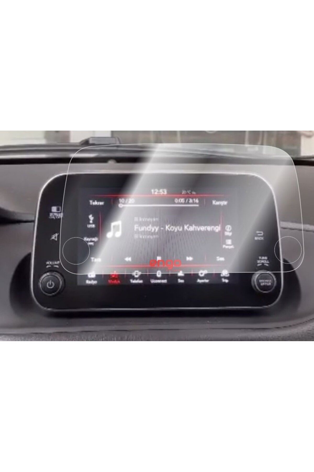 Engo Fiat Egea Easy 7 Inç Ekran Koruyucu Multimedya Navigasyon