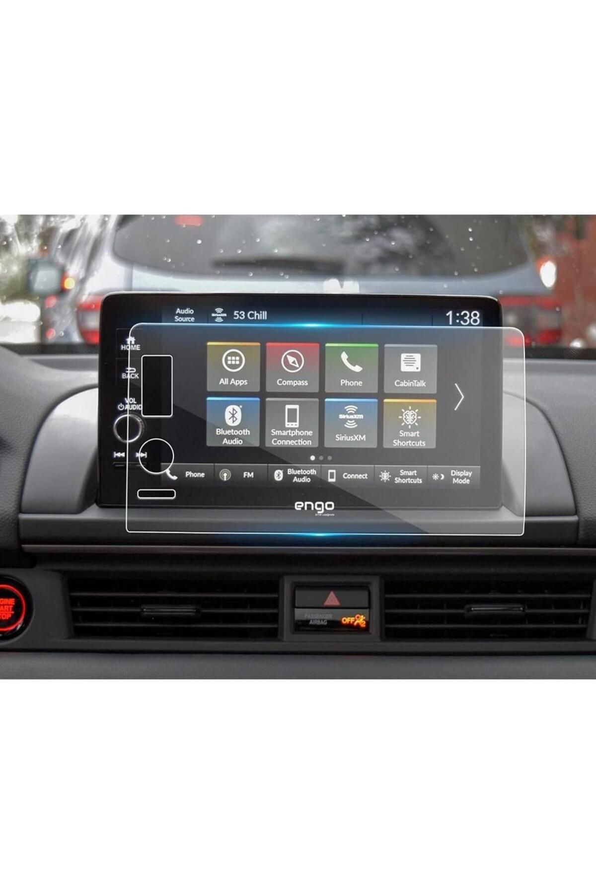 Engo Honda Jazz e:HEV 9 inç Multimedya Mat Ekran Koruyucu Şeffaf
