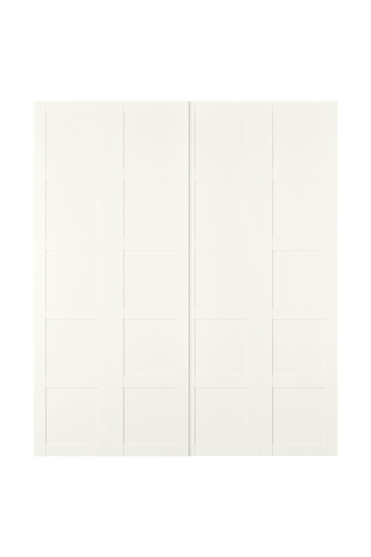 IKEA Sürgü Kapak - Gardırop Kapağı, Beyaz, 200x236 Cm