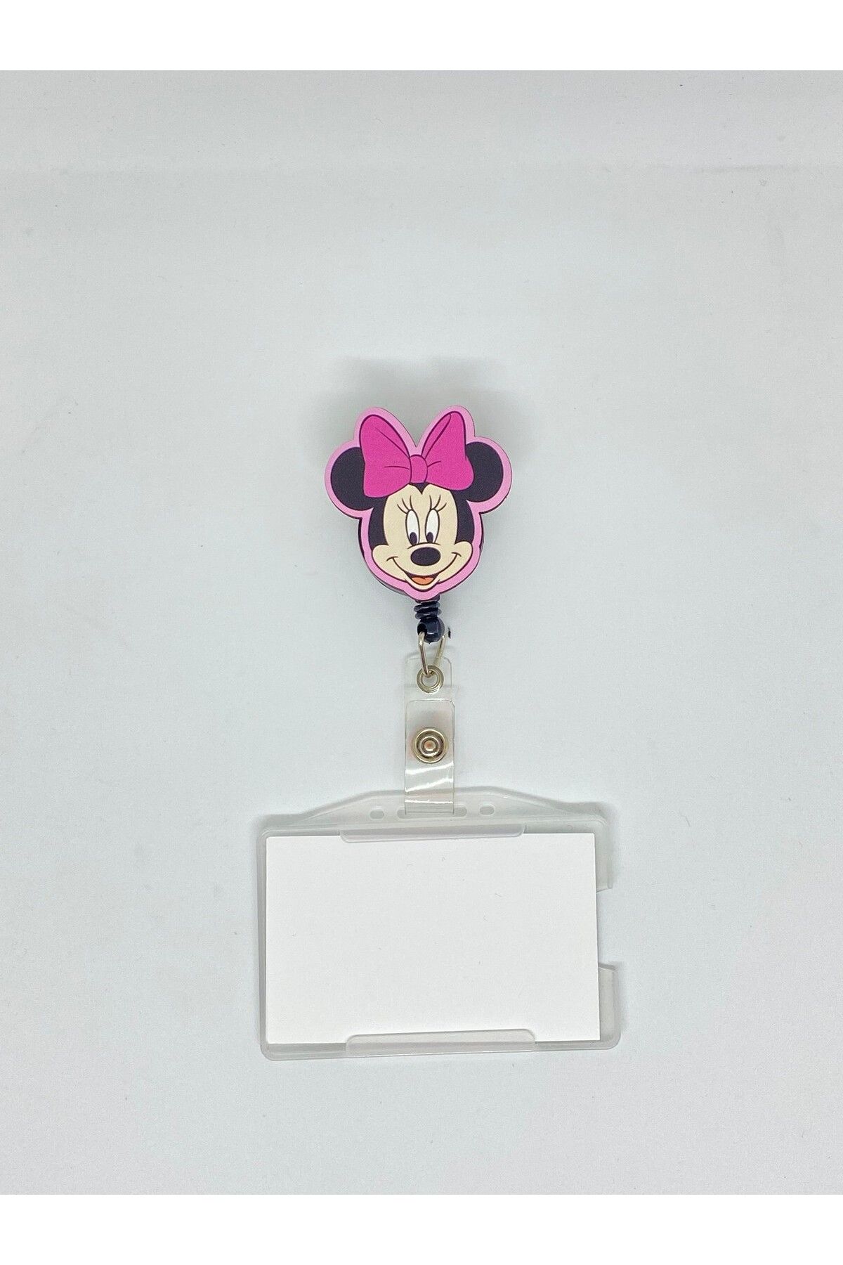 Sağlıkçı Shopping Minnie Mouse 2 Temalı Yoyo Kartlık Yoyo Yaka Kartlığı