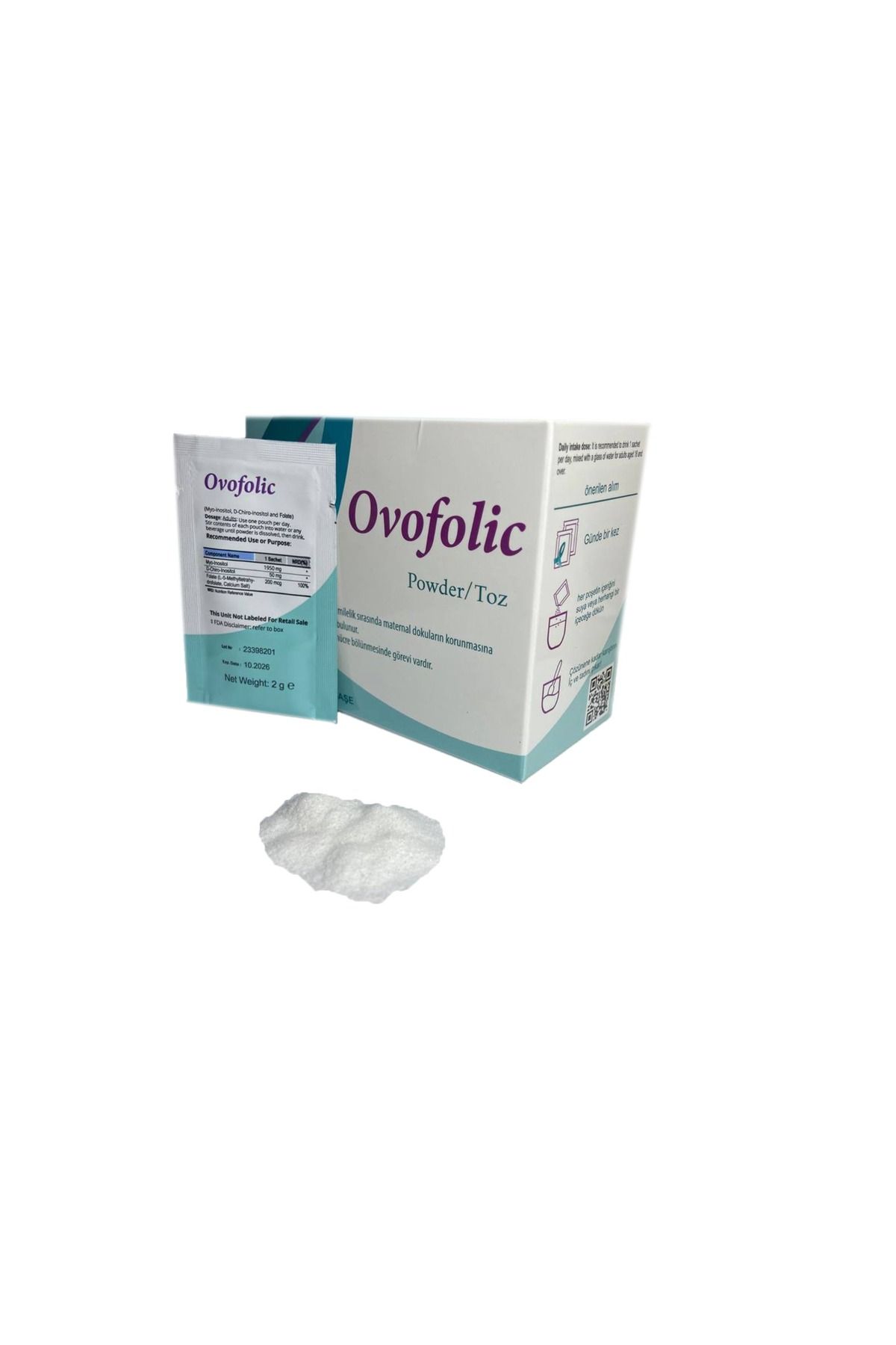 Ovofolic İnositol Takviyesi - Myo-Inositol veD-Chiro Inositol Plus Aktif Folat