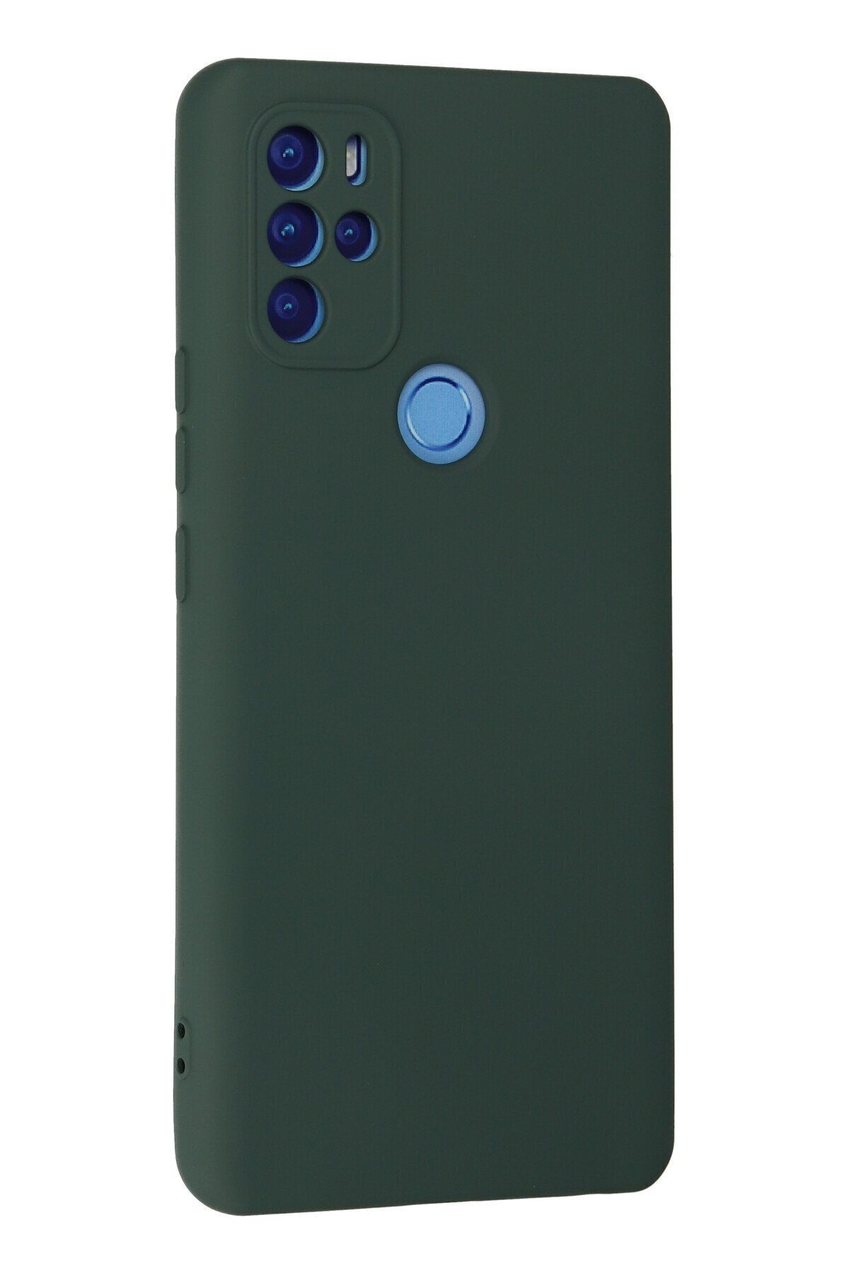 NewFace Omix X500 - Soft Dokulu İç Kısmı Süet Lansman Kılıf - Koyu Yeşil Renk içi kadife Kapak