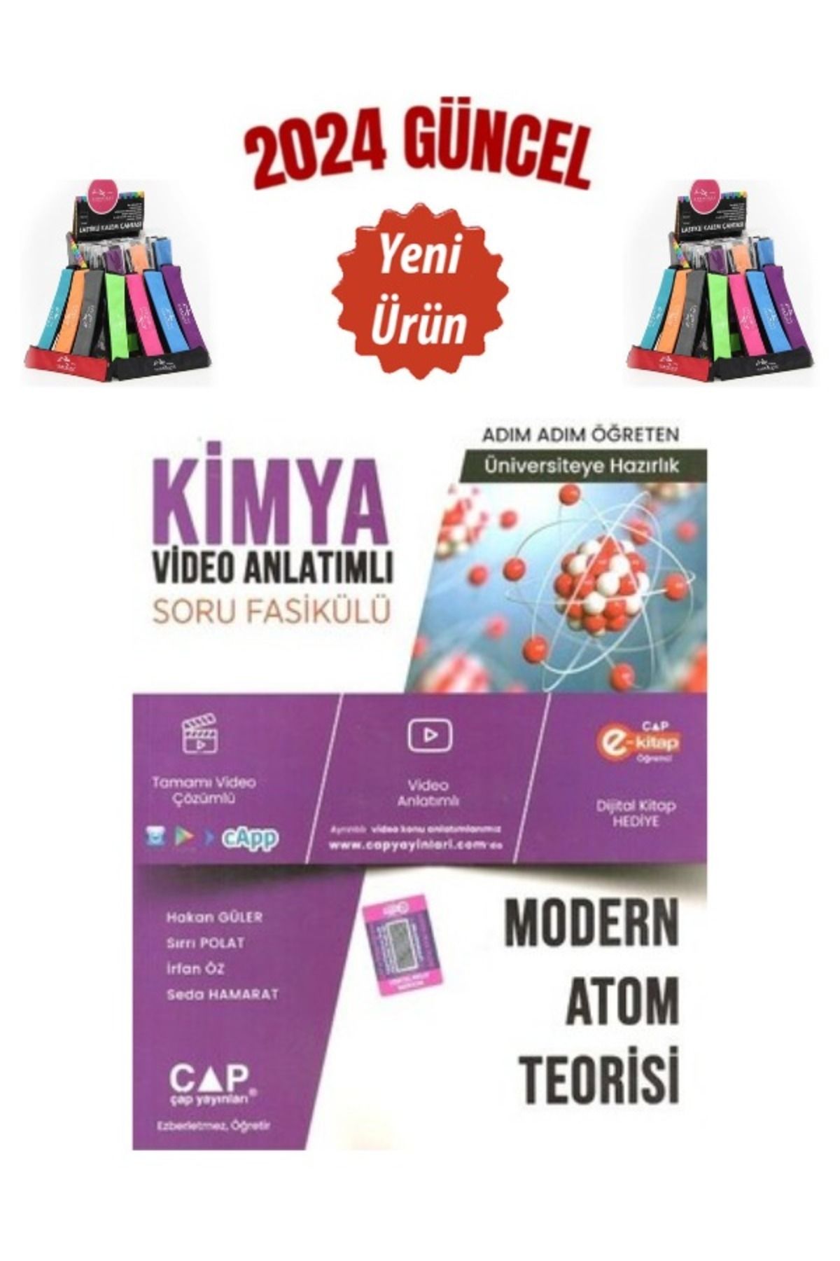 Çap Yayınları Güncel  Kimya Modern Atom Teorisi Konu Anlatımlı Soru Bankası+Kalemlik