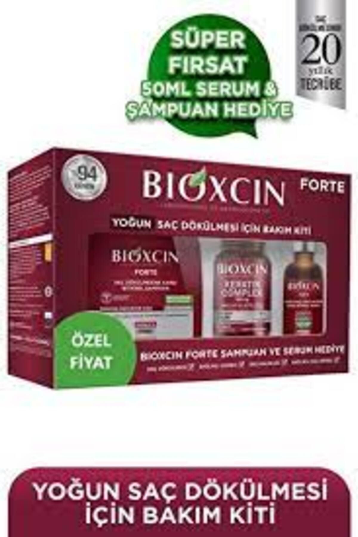 Bioxcin Forte Yoğun Bakım Kiti ( Tablet +şampuan + Serum ) Yoğun Saç Dökülmeleri