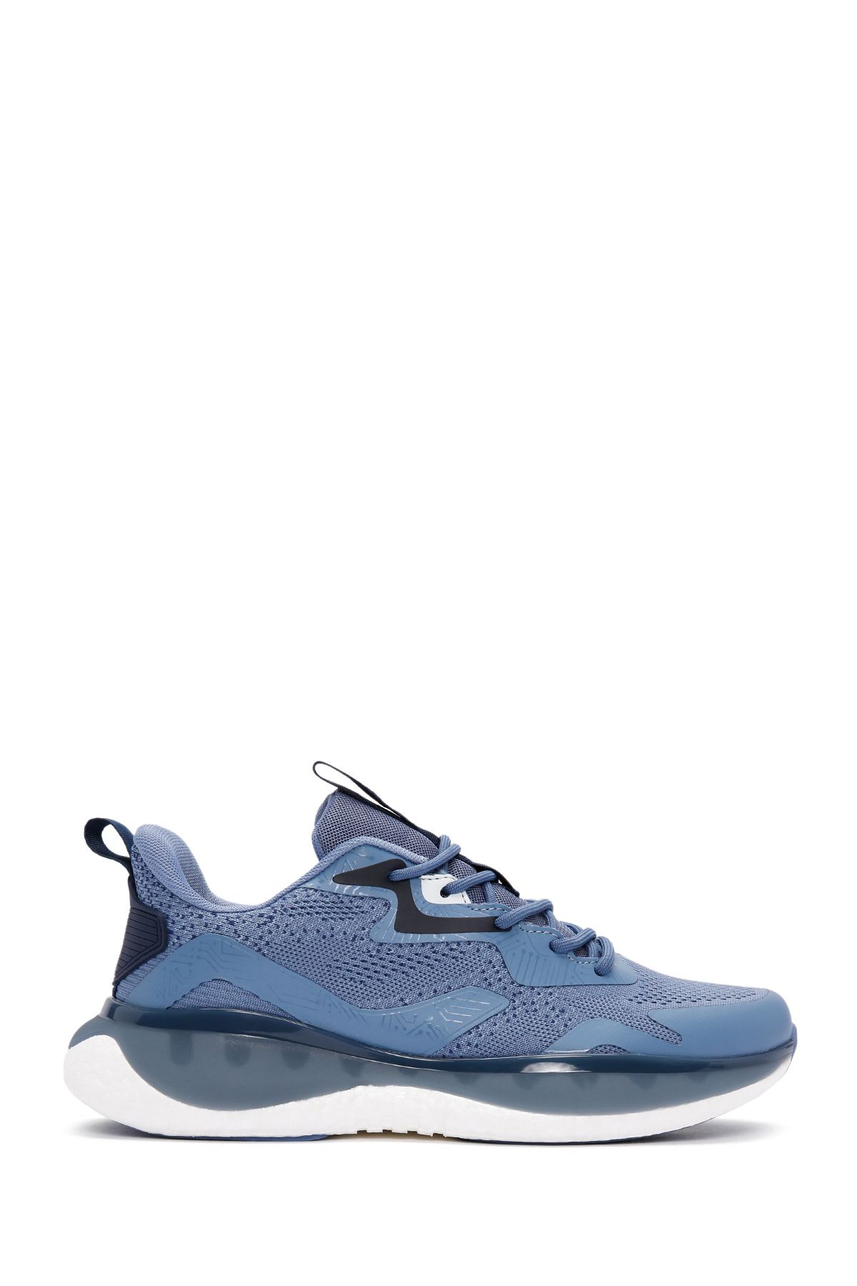 Derimod Erkek Mavi Bağcıklı Kalın Tabanlı Kumaş Sneaker