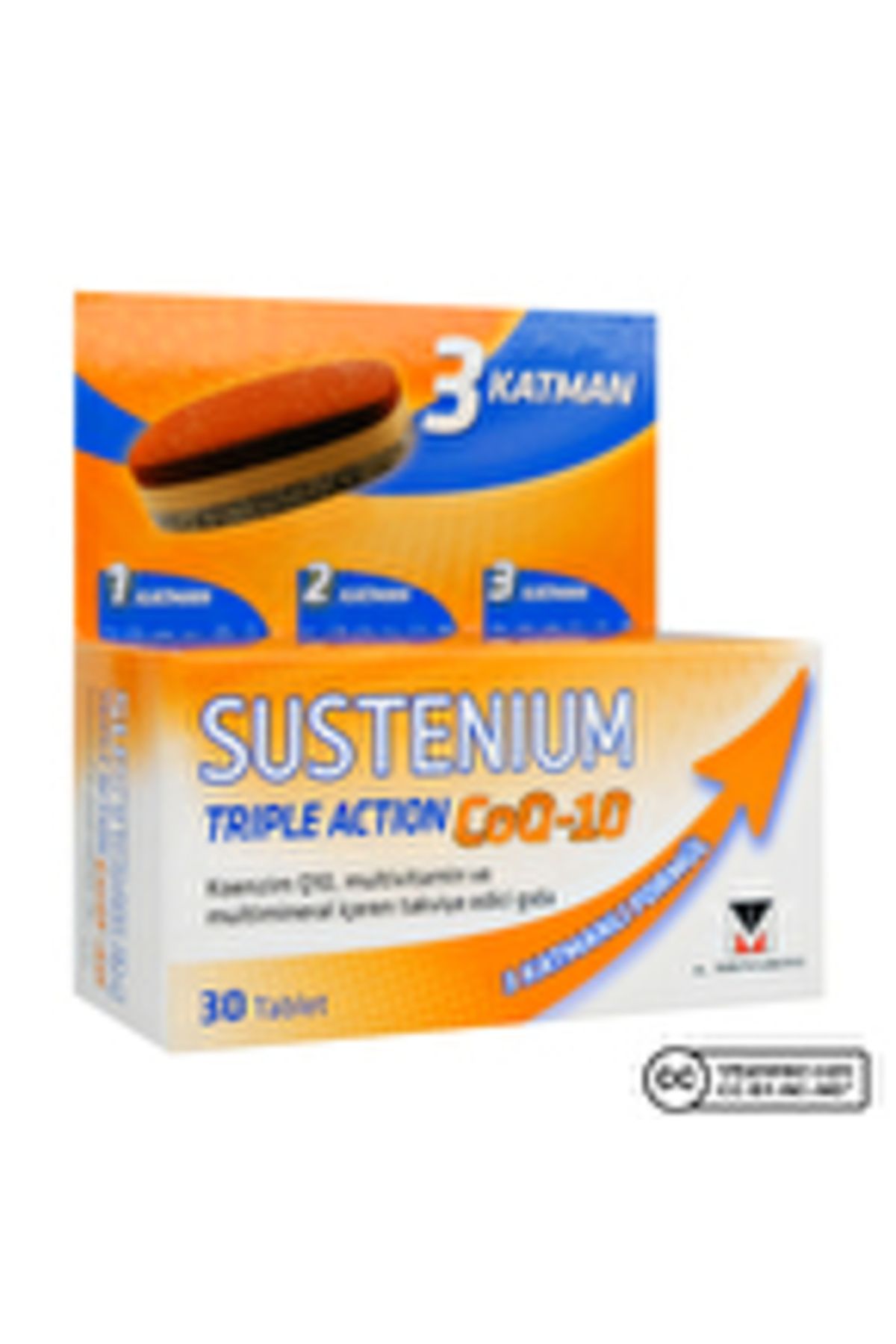 Sustenium Triple Action CoQ-10 30 Tablet ( 1 ADET )