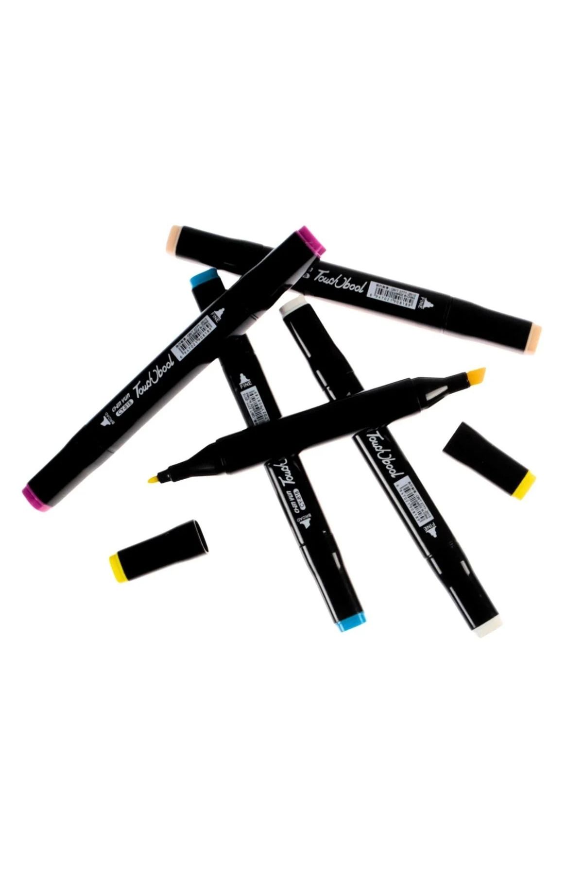 Touch Sketch Marker 24lü Çift Uçlu Marker Kalem Seti Çantalı