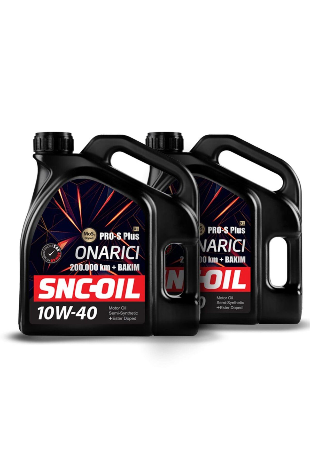 snc Icon Group - SNC-OIL 200.000 + Bakım Pro-S Plus XL Onarıcı 10W-40 Motor Yağı (4+4 Litre)