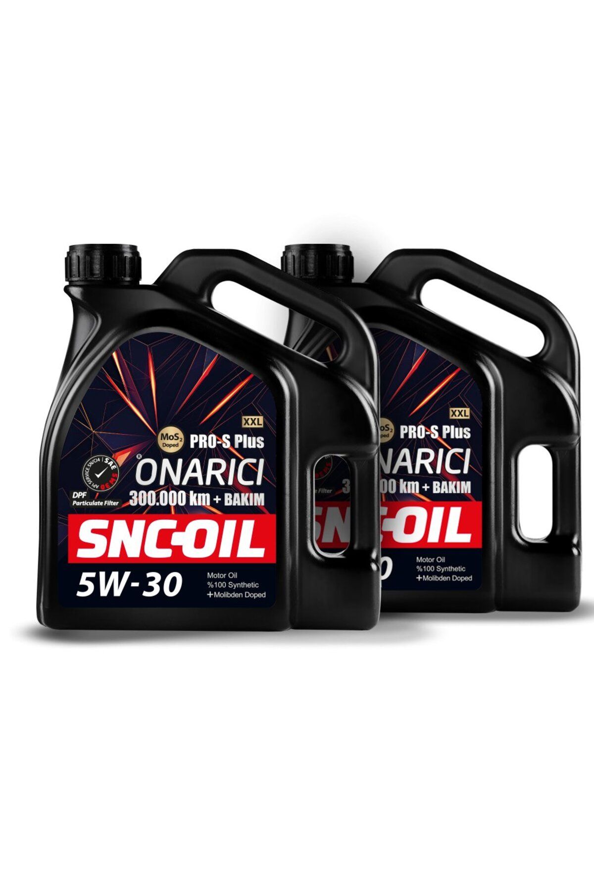 snc Icon Group - SNC-OIL 300.000 Km + Bakım Pro-S Plus XXL Qnarıcı 5W-30 Motor Yağı (4+4)