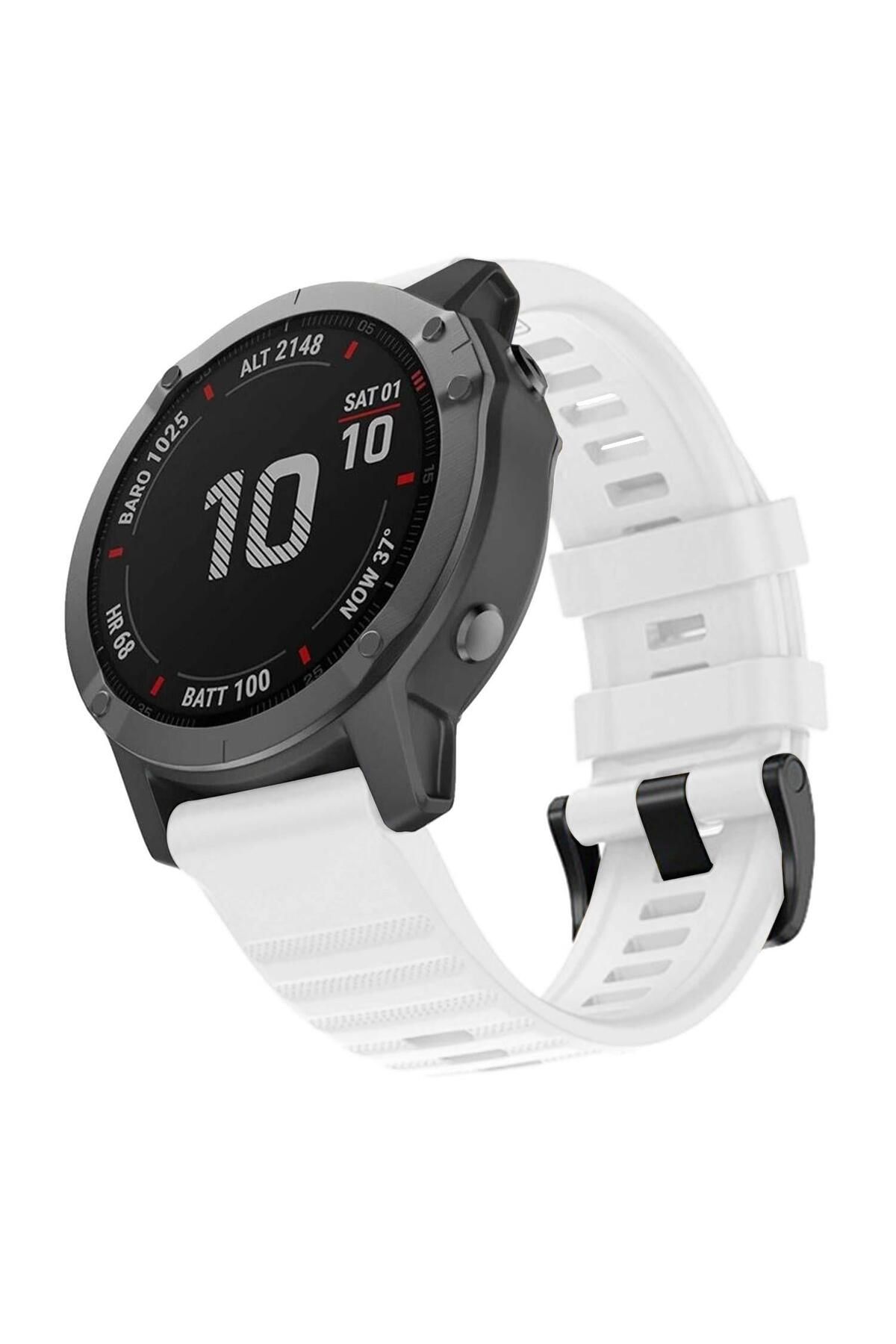 Microsonic Garmin Forerunner 735XT Kordon Quick Fit Strap Band Beyaz