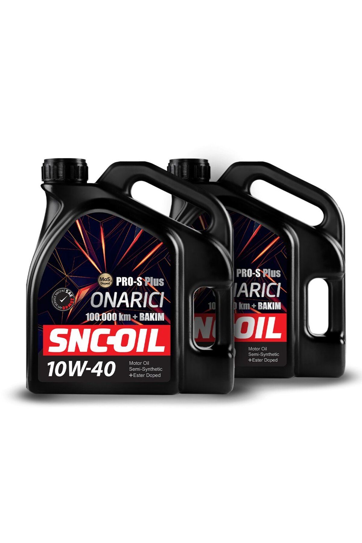 snc Icon Group - SNC-OIL 100.000 Km + Bakım Pro-S Plus Onarıcı 10W-40 Motor Yağı (8LT)