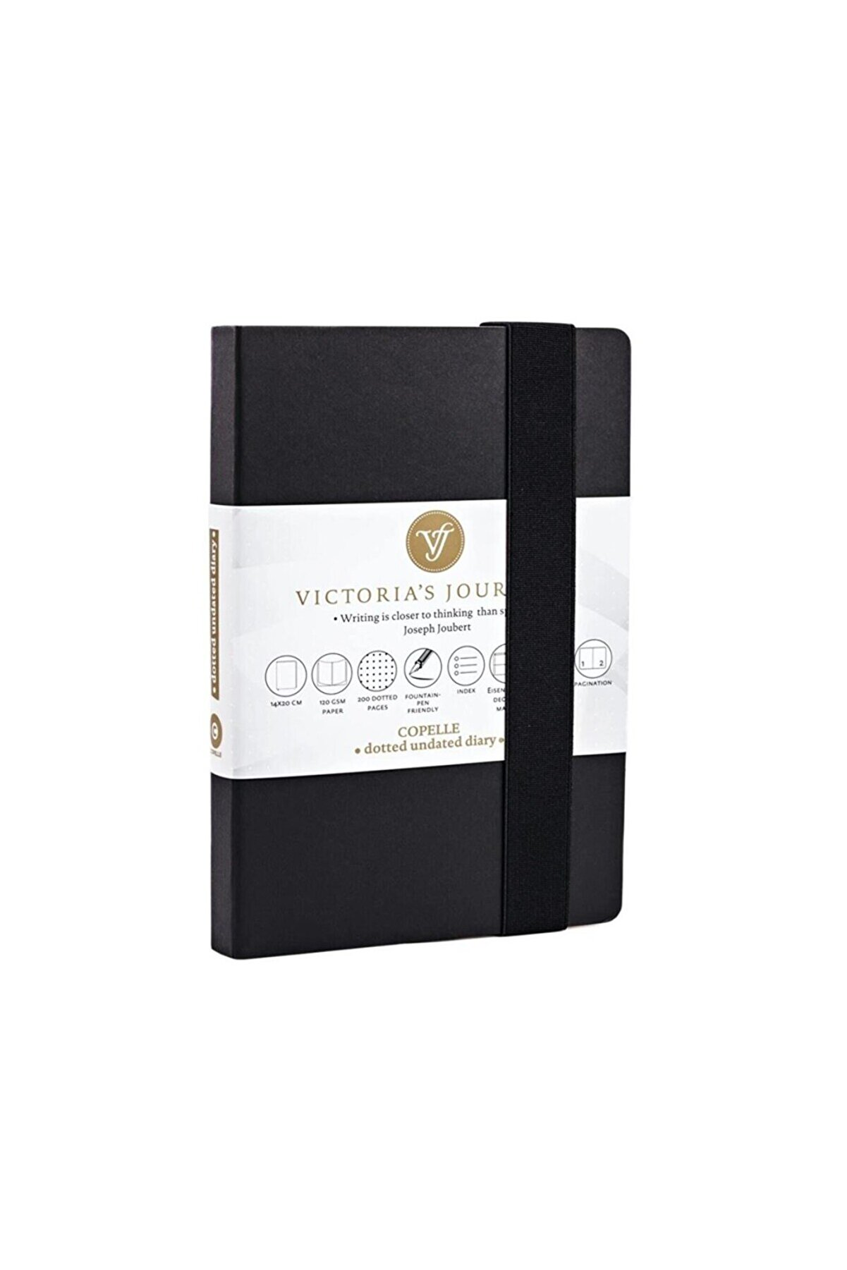 Victoria's Journals Vj Copelle 14*21 Cm. 120 Yp. Bullet Journal - Noktalı Defter-dolmakalem Defteri