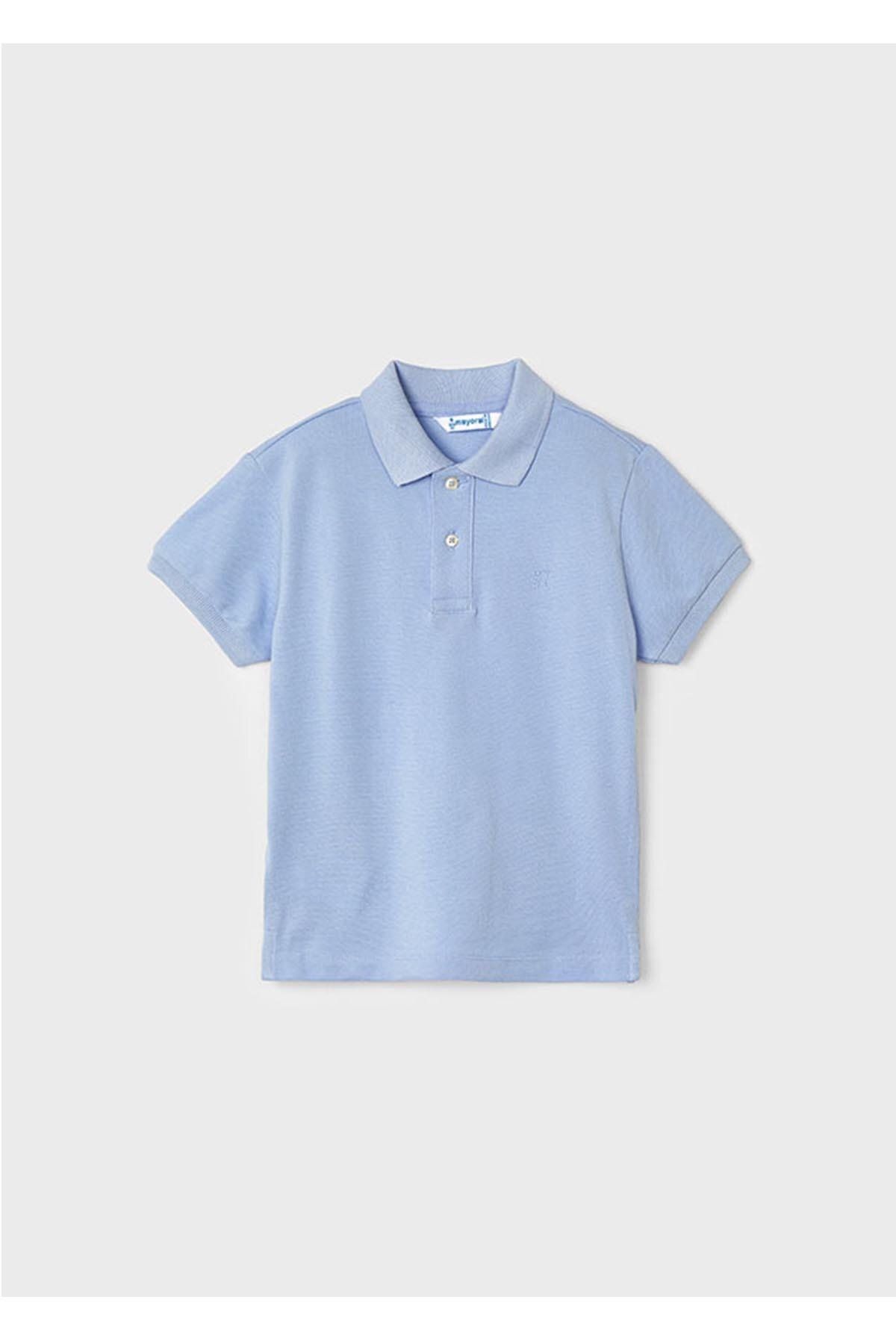 Mayoral Yazlık Erkek Kısa Kol Basic T-shirt - Mavi
