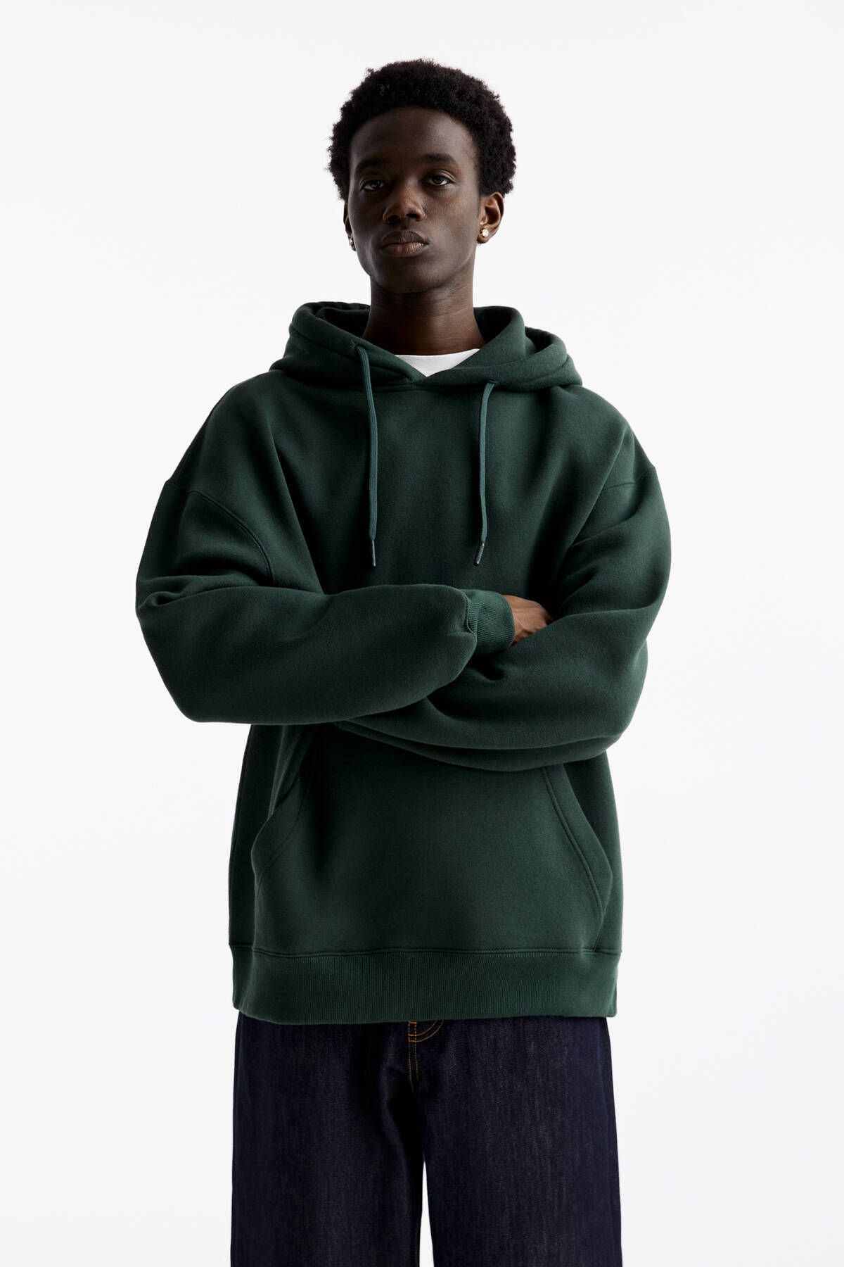 Pull & Bear Basic renkli kapüşonlu sweatshirt