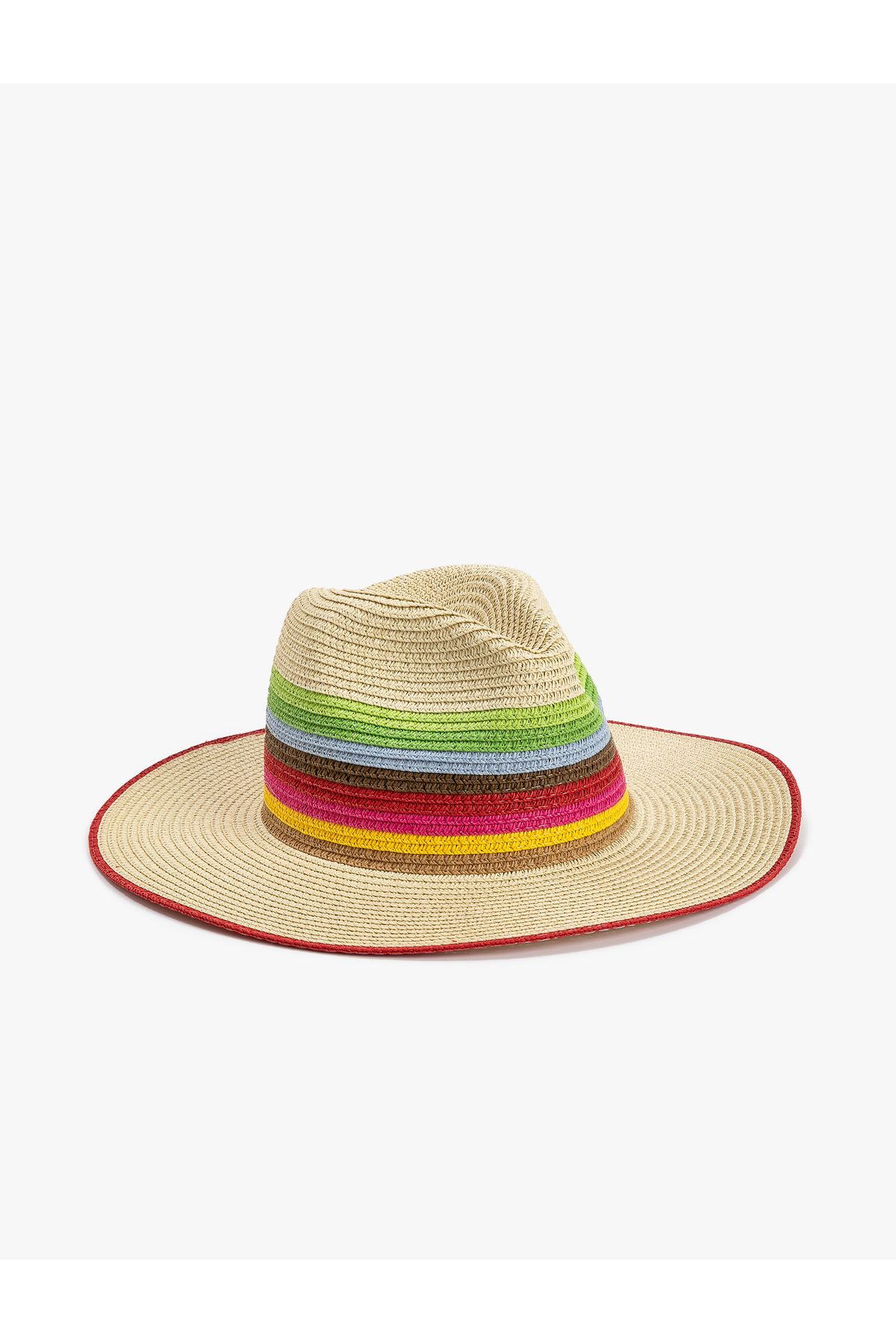 Koton Hasır Şapka Çok Renkli