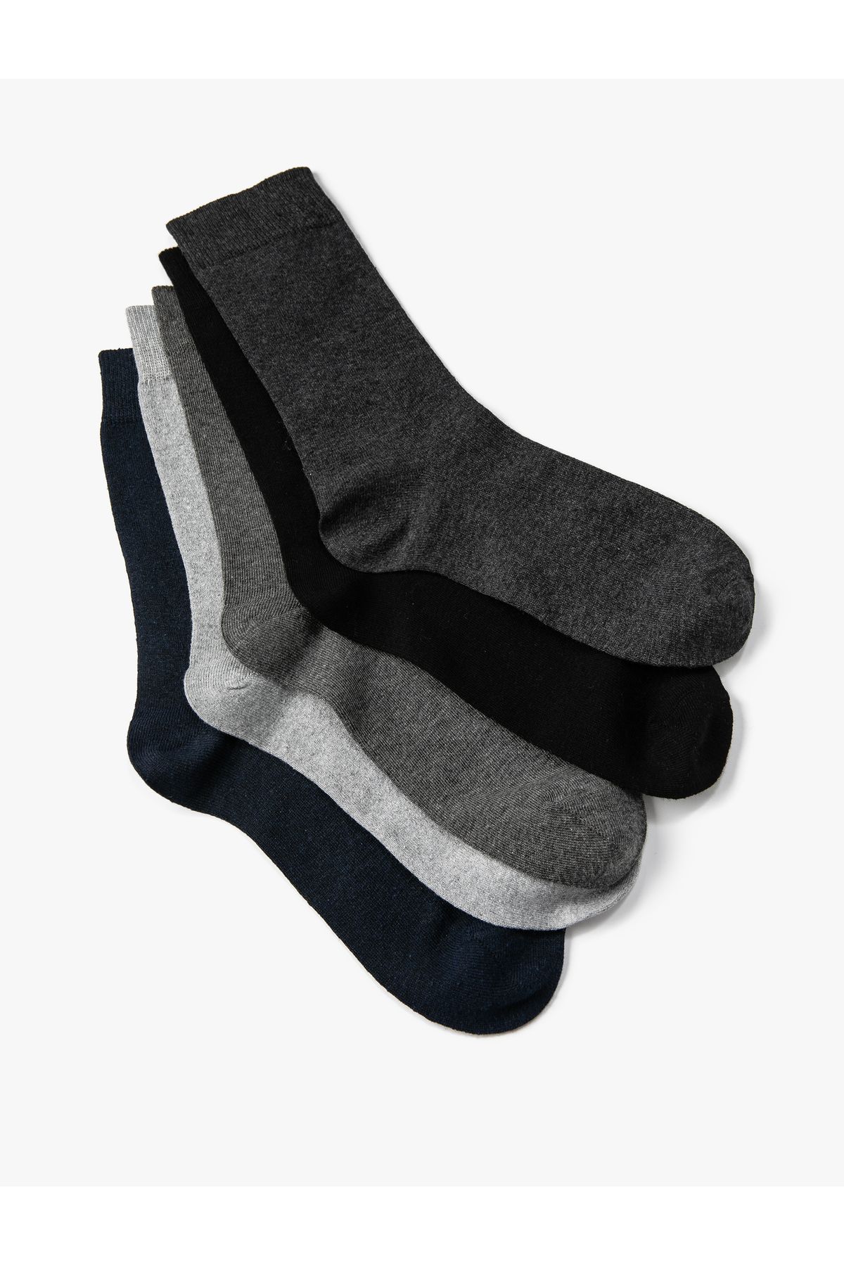 Koton 5'li Basic Soket Çorap Seti Çok Renkli