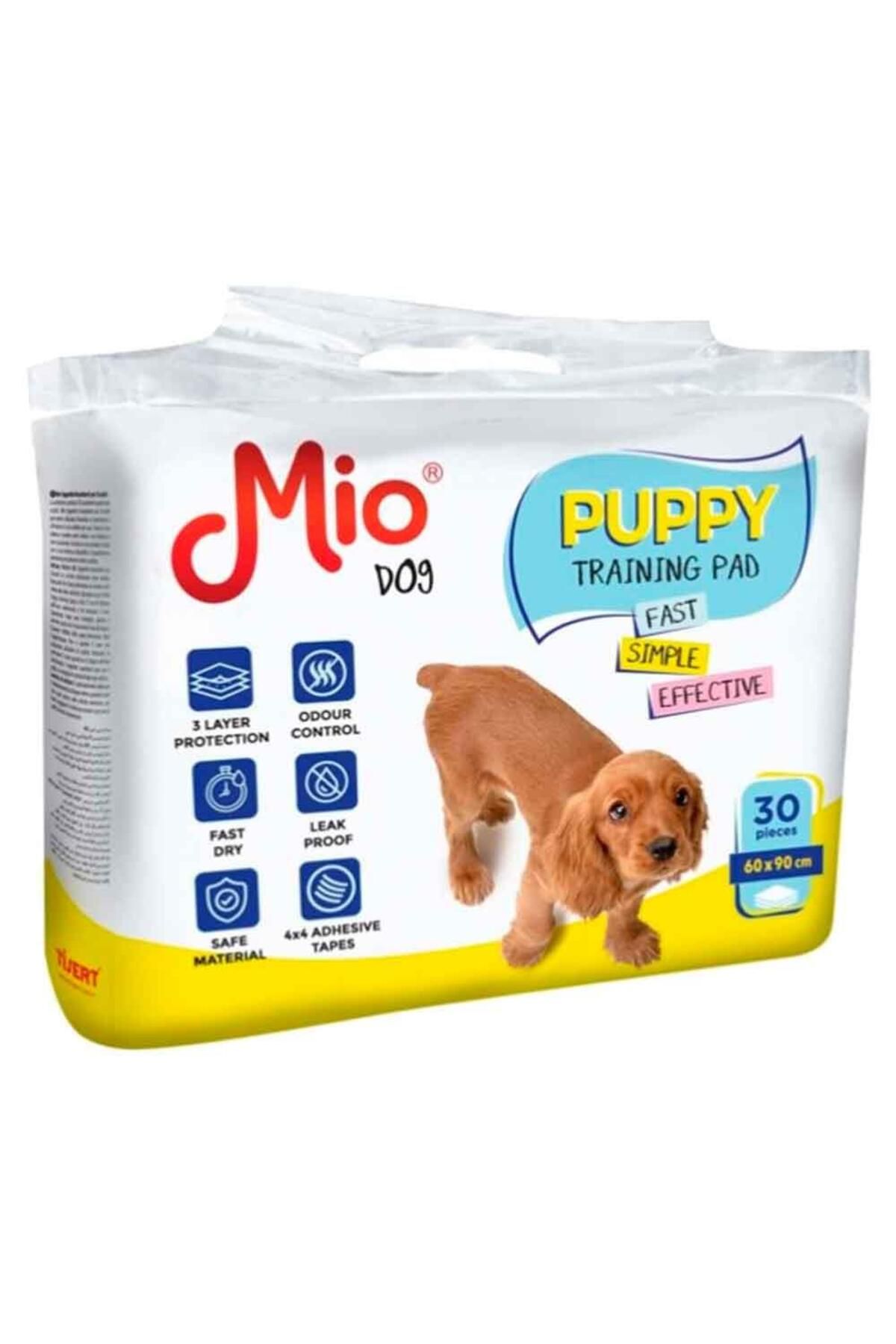 Mio Emici Köpek Tuvalet Eğitim Ve Alıştırma Pedi 30'lu 60 X 90 Cm Yapışkan Bantlı Çiş Pedi