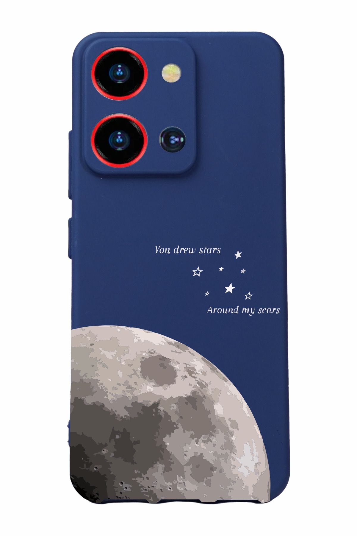 Reeder S19 Max Pro S Zoom Uyumlu Kamera Korumalı ve Tasarımlı Lacivert Renk Silikon Kılıf