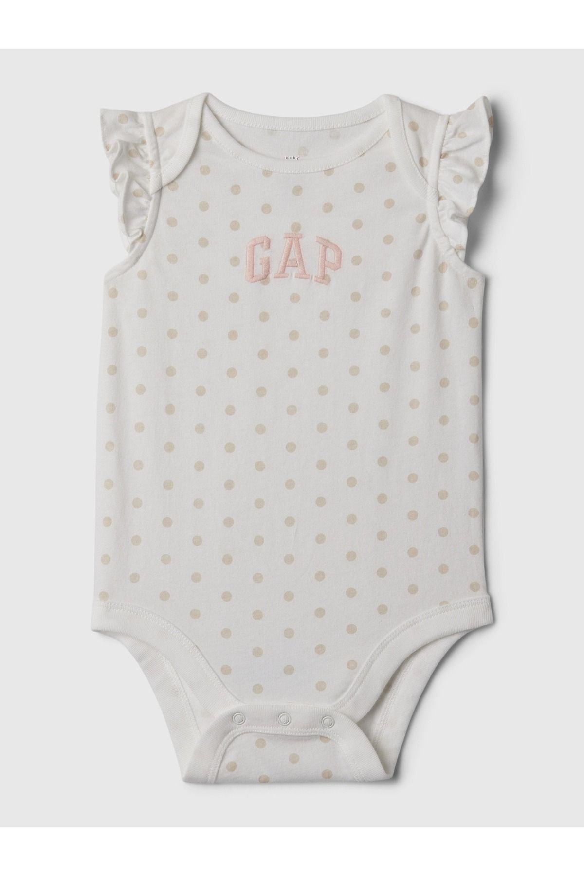 GAP Erkek Bebek Kırık Beyaz Organik Pamuk Gap Logo Bodysuit