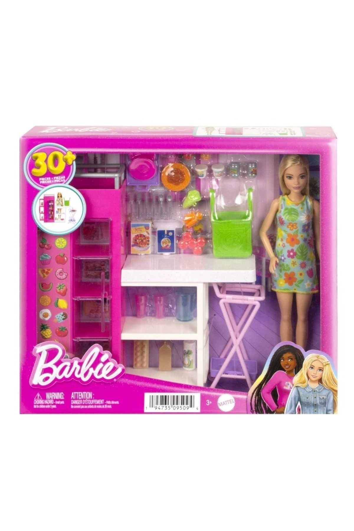 Barbie HJV38 Barbie Mini Büfe Oyun Seti