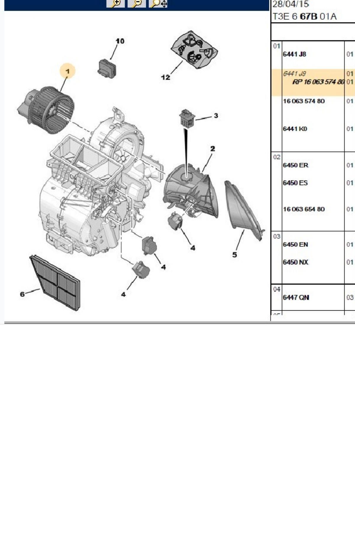 Valeo Kalorifer Motoru Xsara (715235-6441J9)