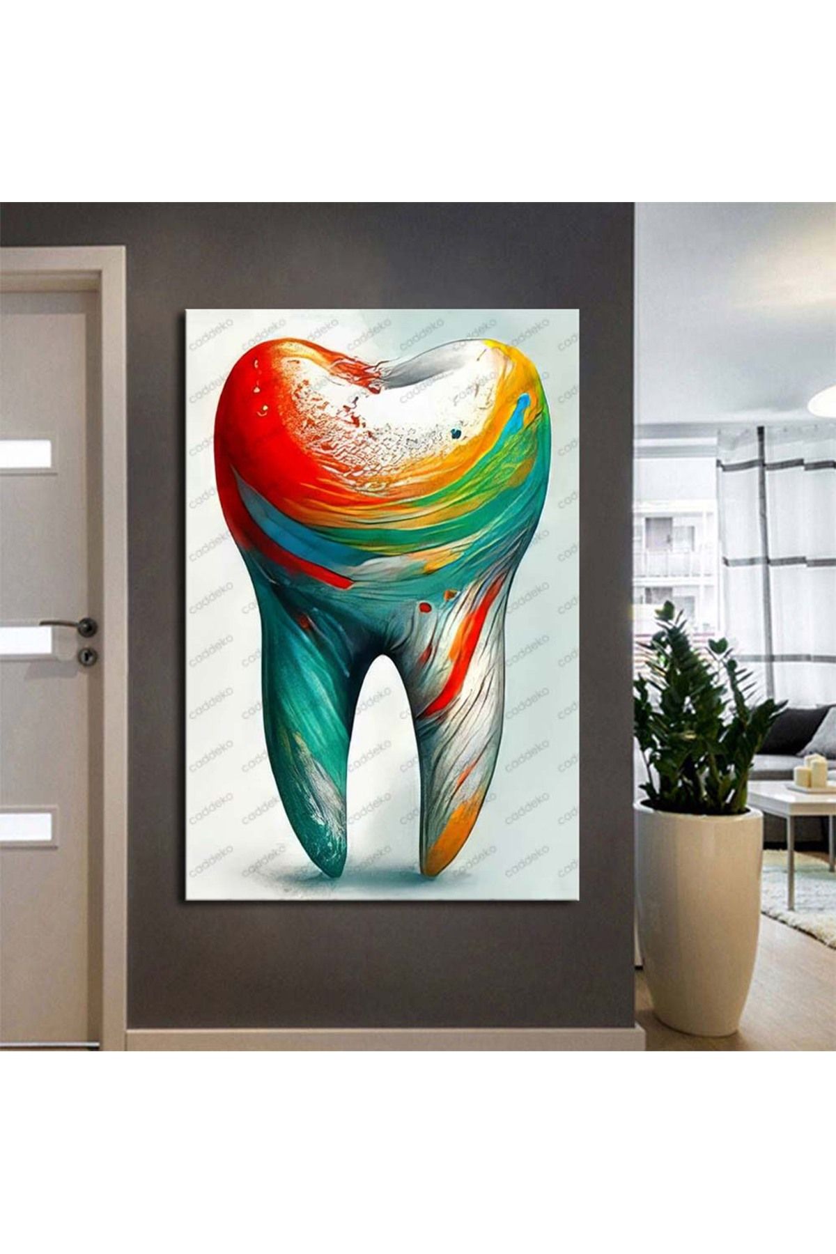 caddeko Ağız ve Diş Sağlığı Polikliniği Tabloları Dekoratif Diş, Dekoratif Dişçi, Dişçi Dekorasyonu dsc606