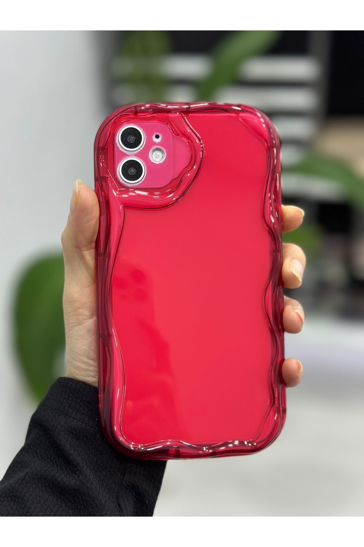 Go Aksesuar Iphone 11 Uyumlu Darbe Önleyici DALGALI ANTİŞOK Silikon Kılıf