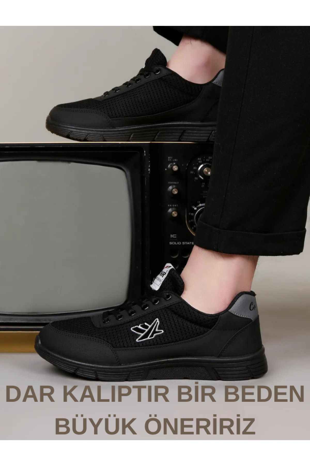 lord's ayakkabı Siyah-füme X Casual Rahat Yumuşak Tabanlı Comfort Sneaker Spor Yürüyüş Ayakkabı