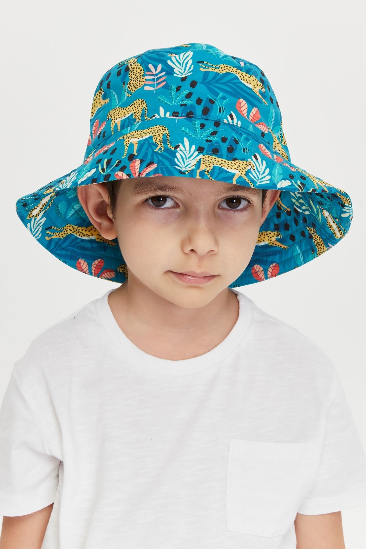 Benittokids Erkek Çocuk Desenli Bucket Şapka 7009