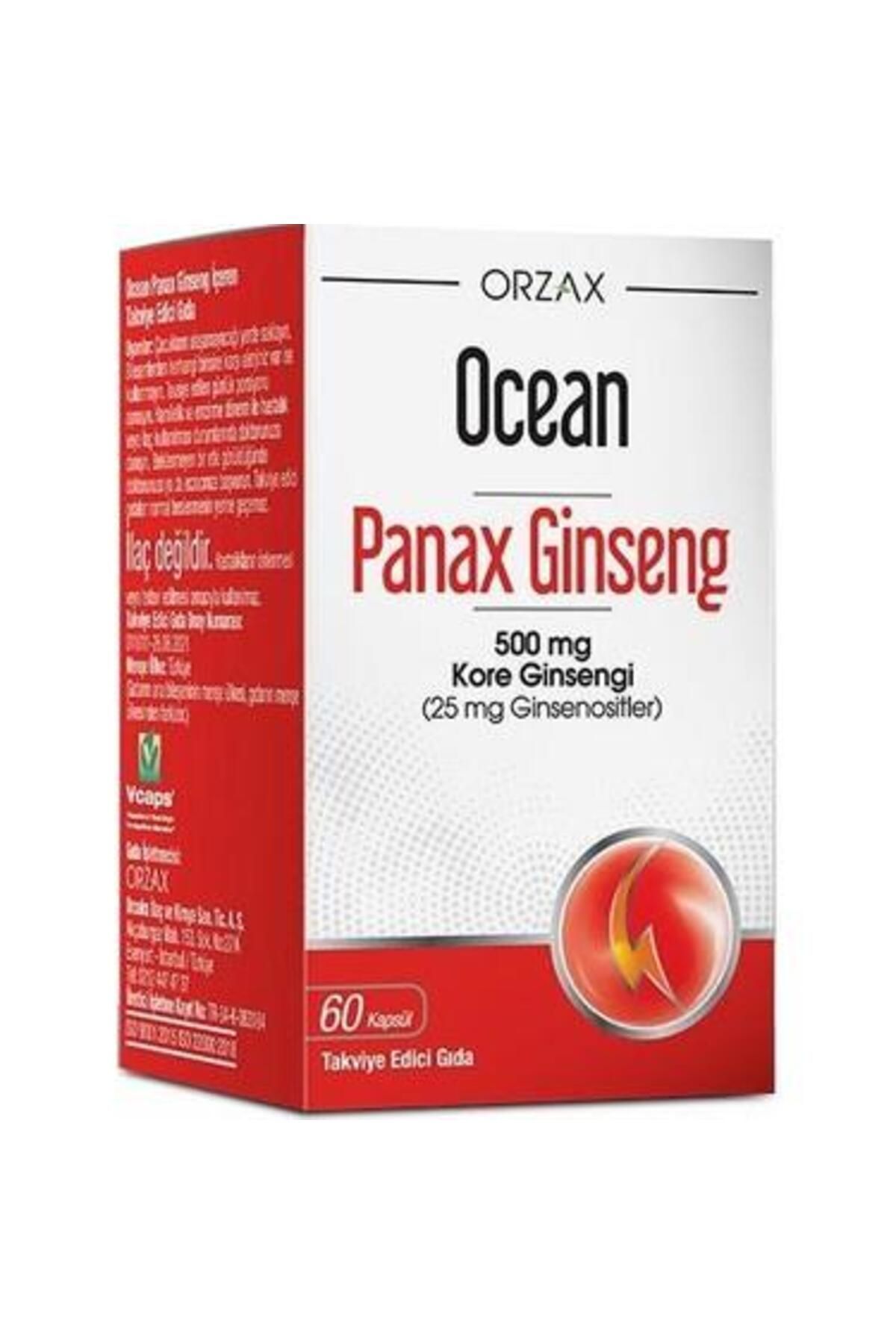Ocean Panax Ginseng 60 Kapsül - Diş Beyazlatıcı Köpük Hediye