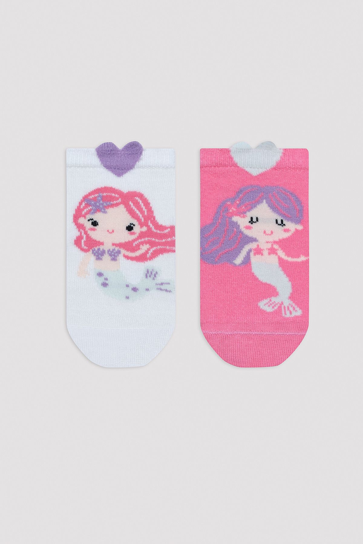 Penti Kız Çocuk Mermaid Love 2li Patik Çorap