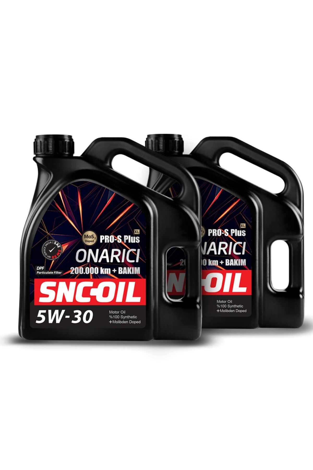 snc Icon Group - SNC-OIL 200.000 Km + Bakım Pro-S Plus XL Onarıcı 5W-30 Motor Yağı (4+4 Litre)