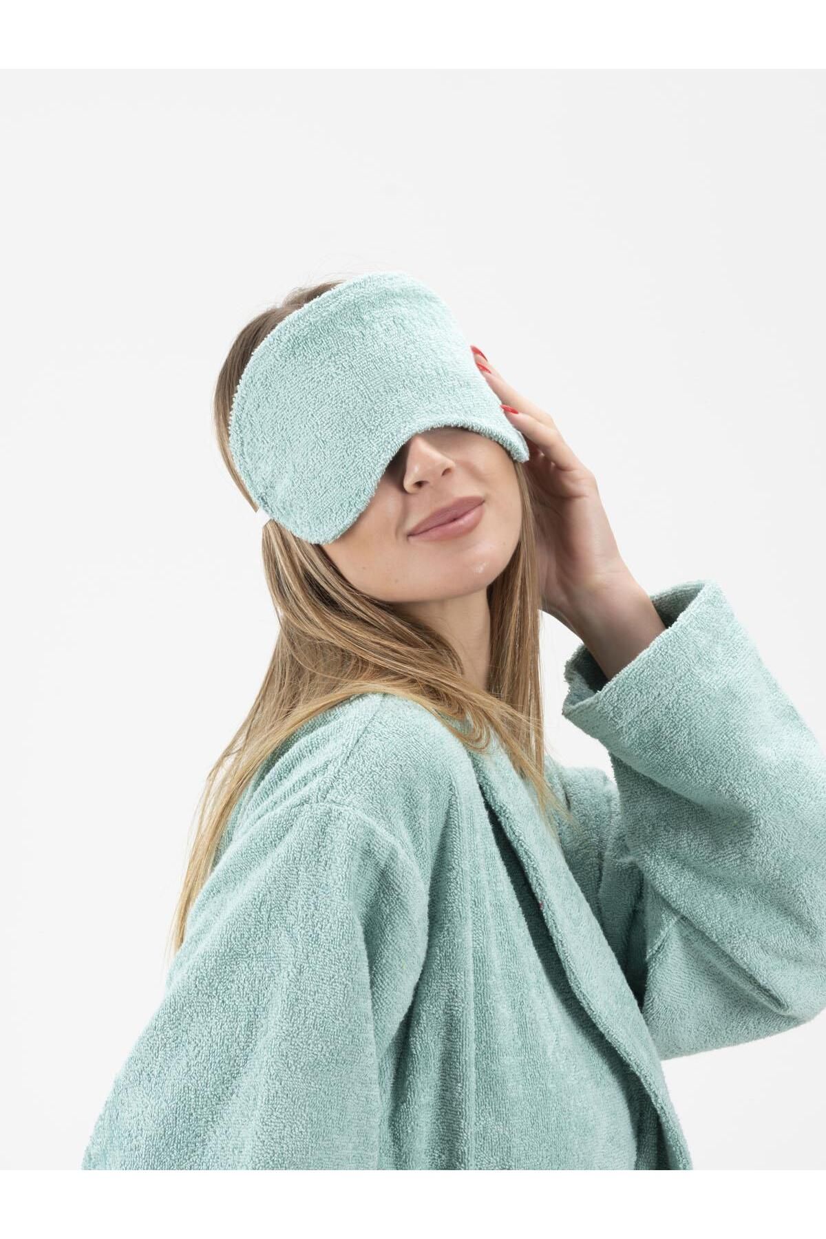 Ender Home Havlu Göz Bandı Göz Dinlendirici Unisex Yoga Uyku Işık Önleyicisi