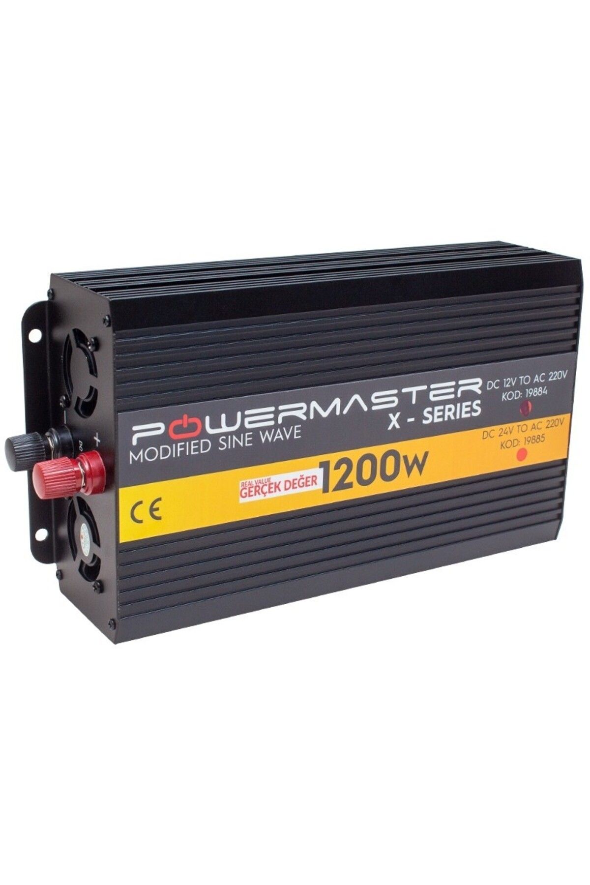 Powermaster PWR1200-12 12-220V 12 Volt 1200 Watt Modified Sinus İnverter