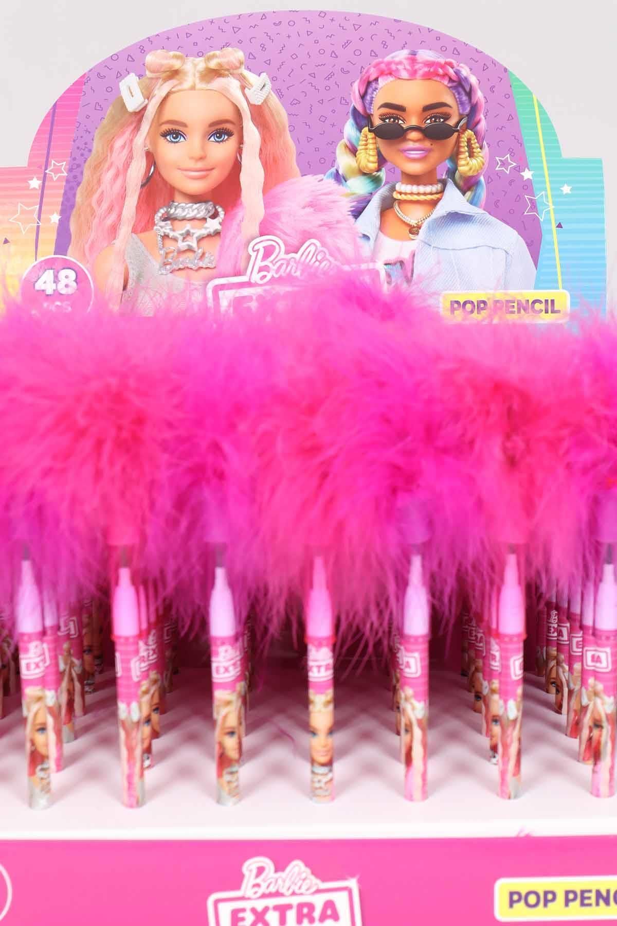 Barbie LİSANSLI BARBIE TÜYLÜ YUMURTLAYAN KURŞUN KALEM