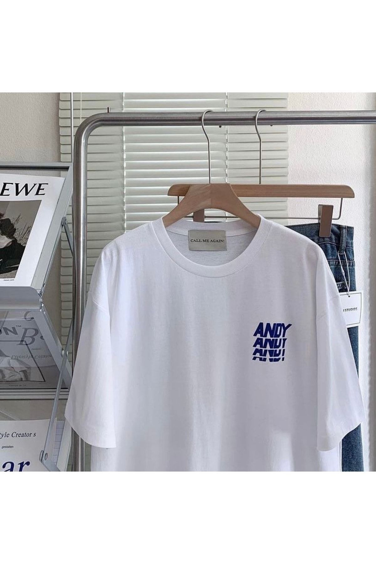 NİCE - Andy Yazı Baskılı Oversize T-shirt