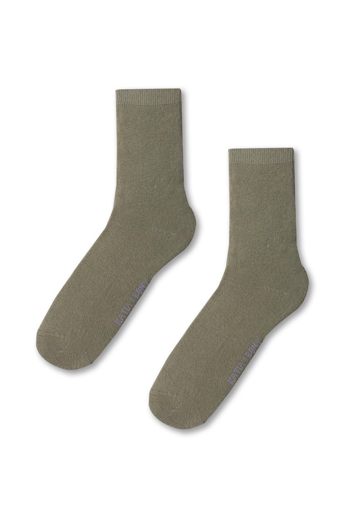 Katia & Bony Kadın Family Basic Soket Çorap Haki