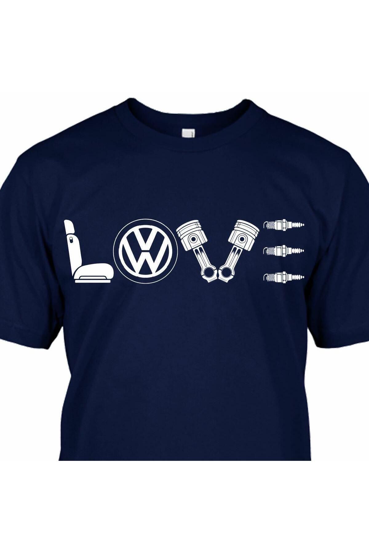 NİCE - Volkswagen LOVE Baskılı Oversize T-Shirt