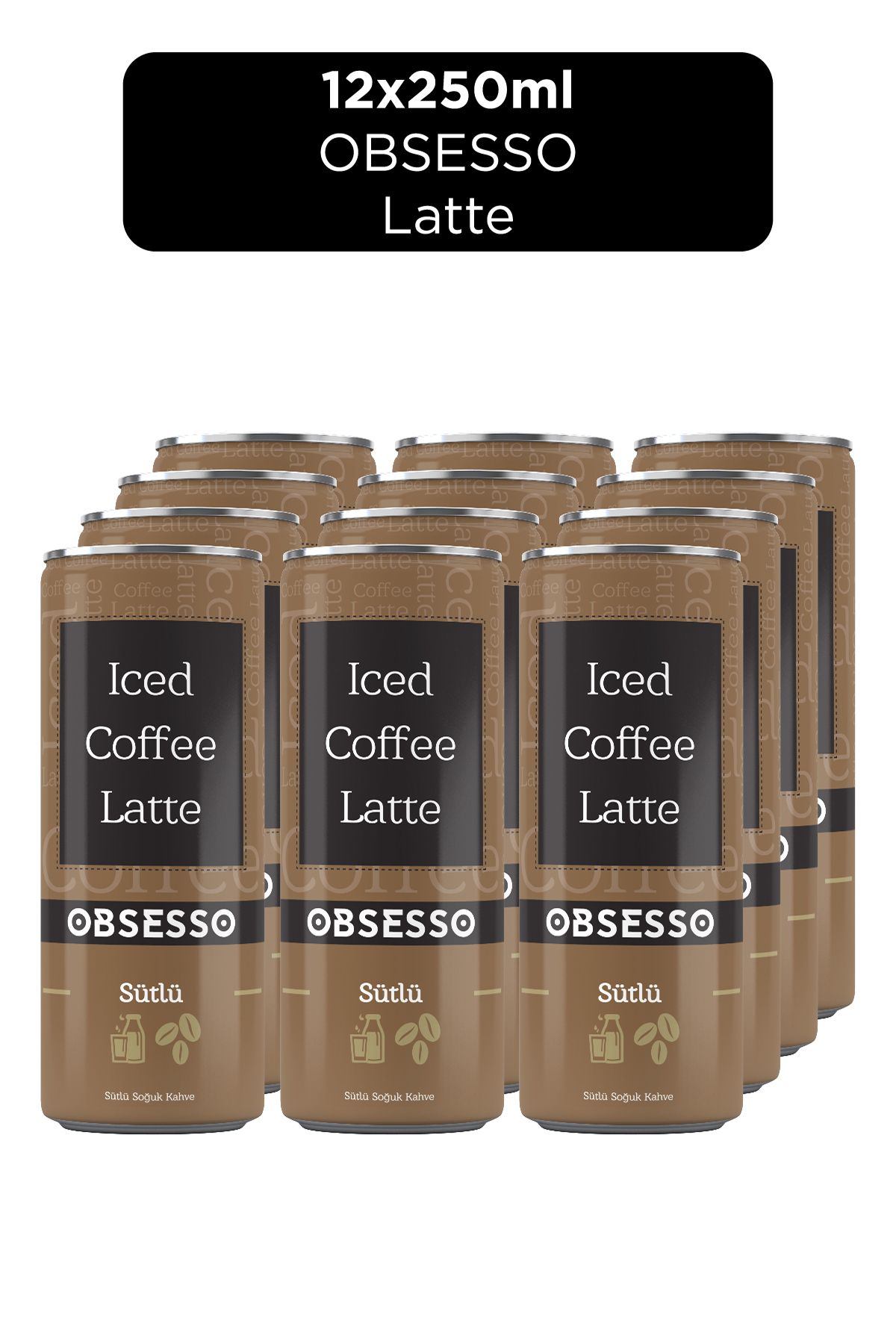 OBSESSO Iced Coffee Latte 250ml X